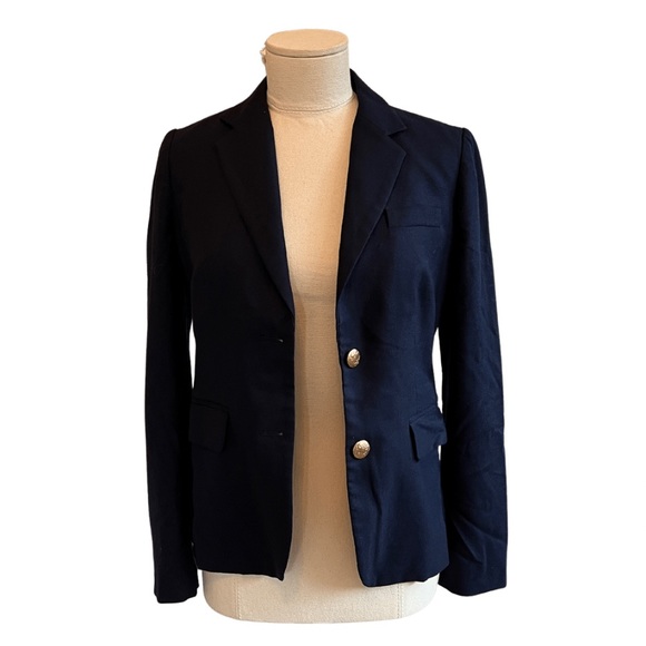 J. Crew Navy Blazer with Gold Buttons - Picture 6 of 13